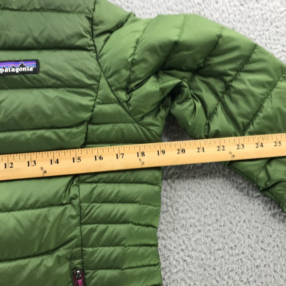 Patagonia Down Sweater Womens Medium Green Insulated Lightweight Puffer Jacket - Picture 9 of 16